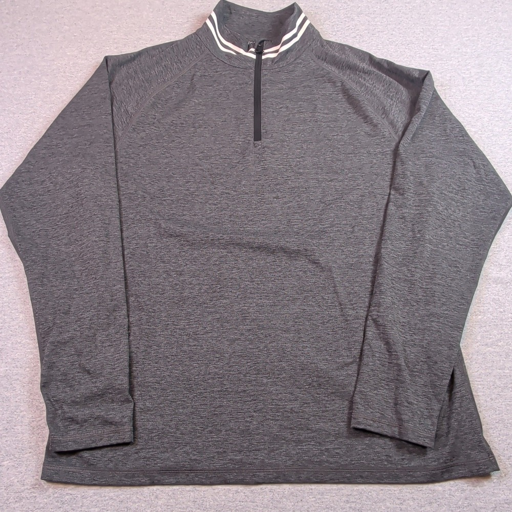 G/FORE Core Mid 1/4 Zip Pullover Mens Gray Golf Performance Stretch G4MC0K81